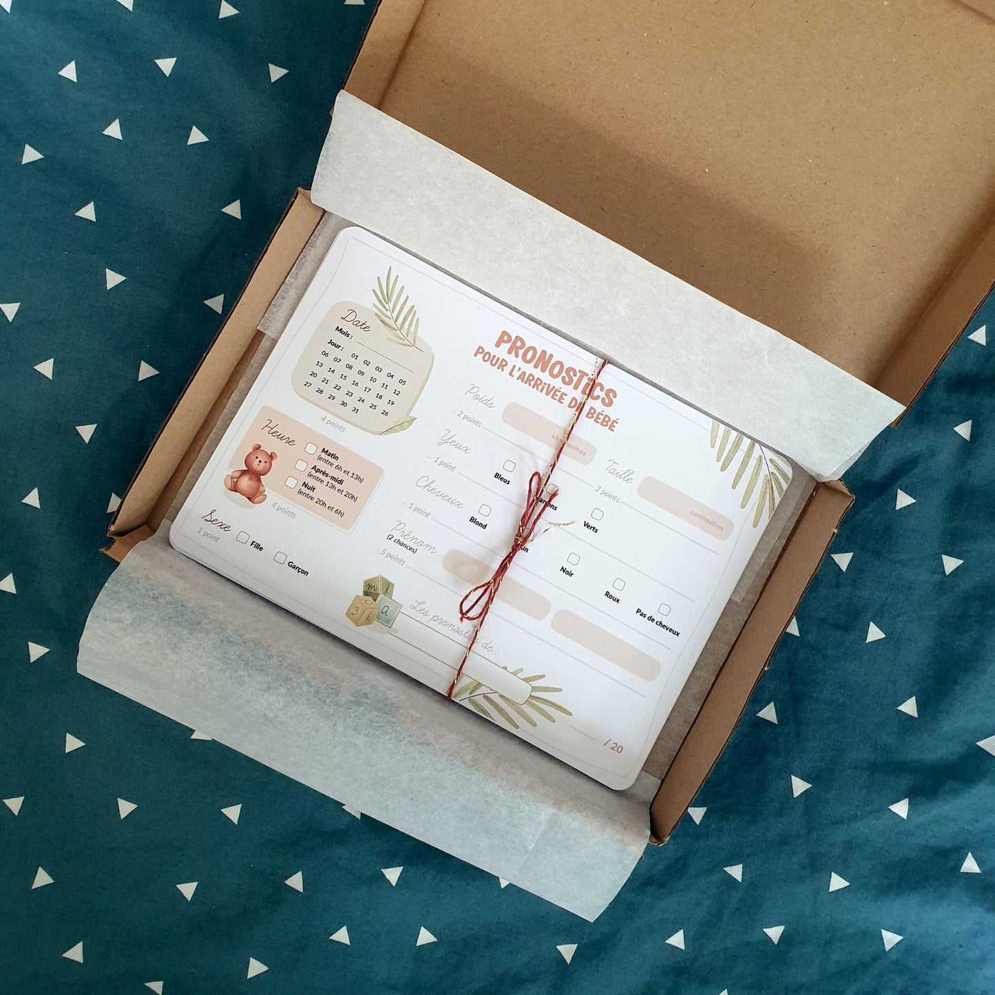 Cartes pronostics - modèle Feuilles