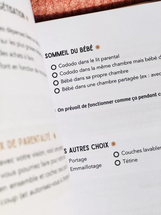 Carnet de préparation à la parentalité