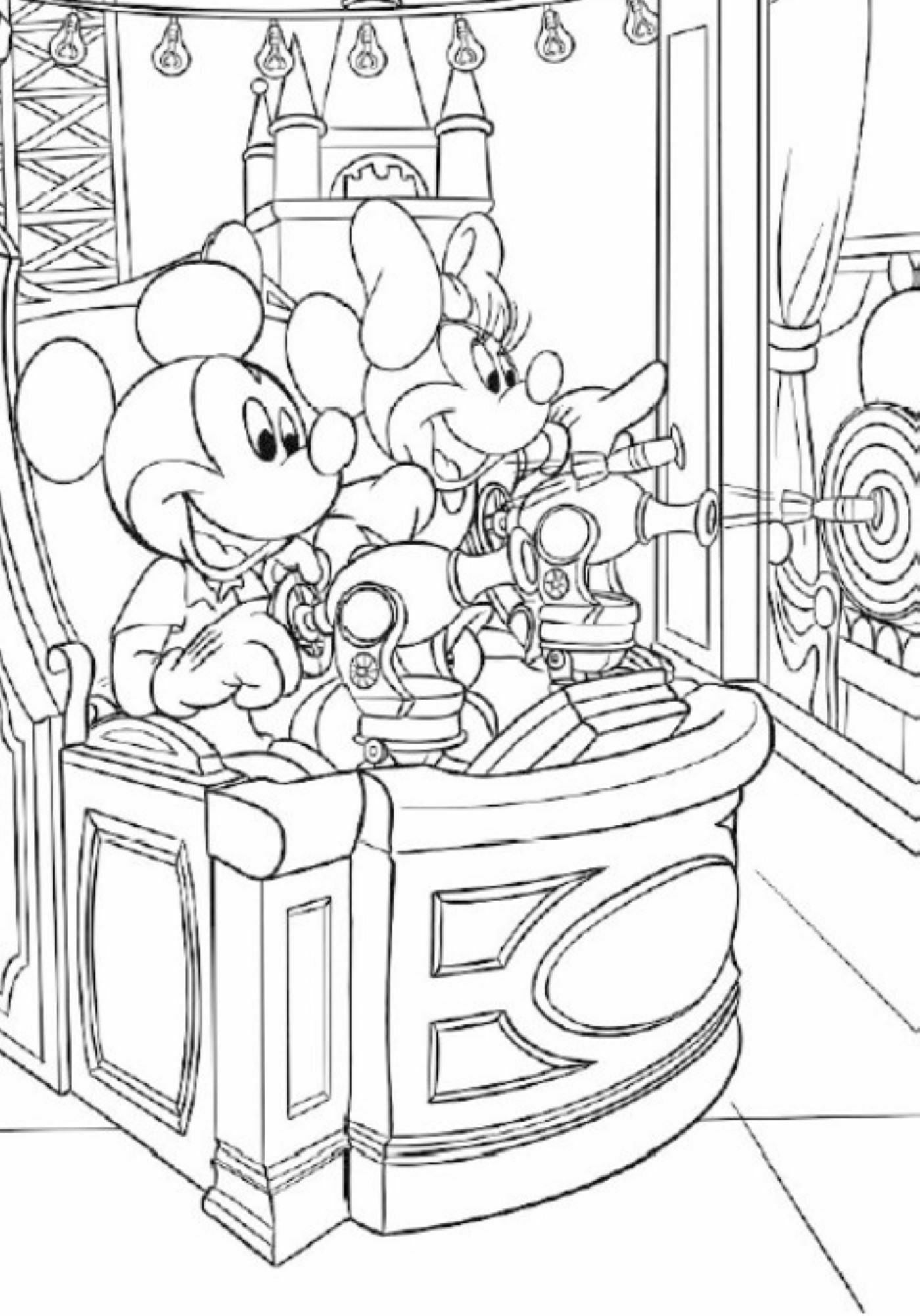 Cahier de coloriage - Disneyland