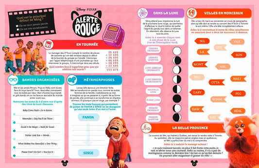 Cahier de vacances adultes - Disney 2023