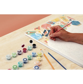 Peinture au numéro - A la plage