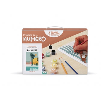 Peinture au numéro - Palmiers