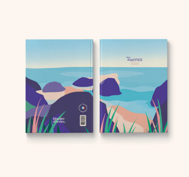 Planner 2024 modèle azur