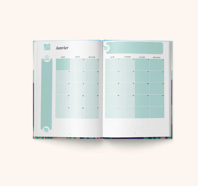 Planner 2024 modèle azur