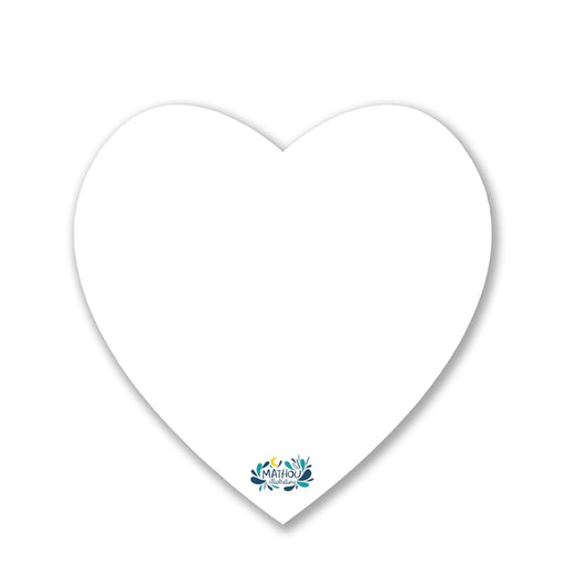 Carte - Coeur violet