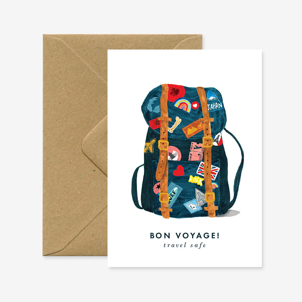Carte double - Bon voyage