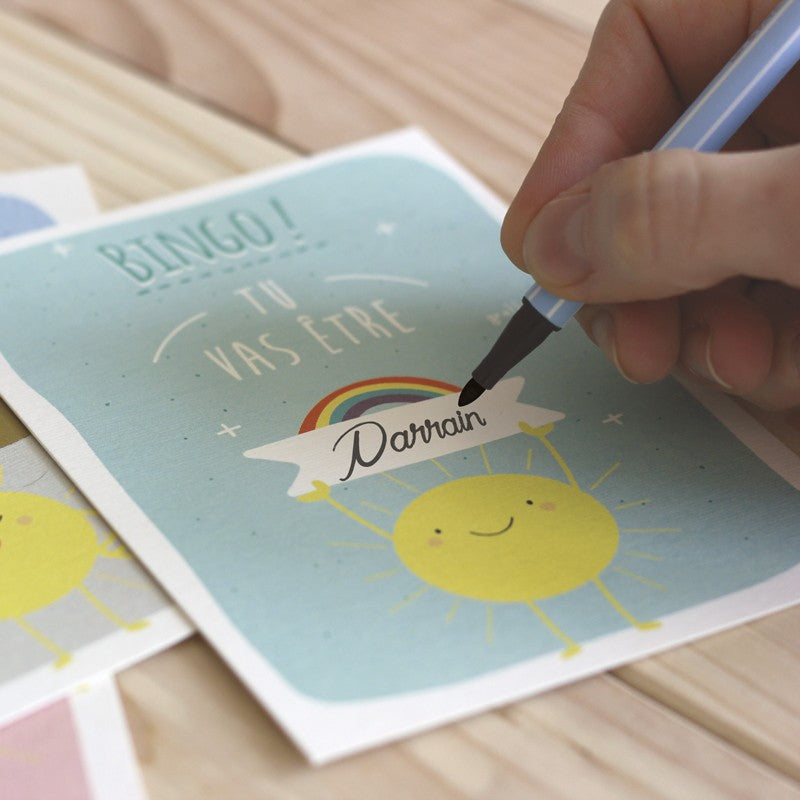 Carte à gratter magique - Gros Sable