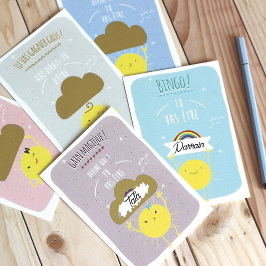 Carte à gratter magique - Gros Sable