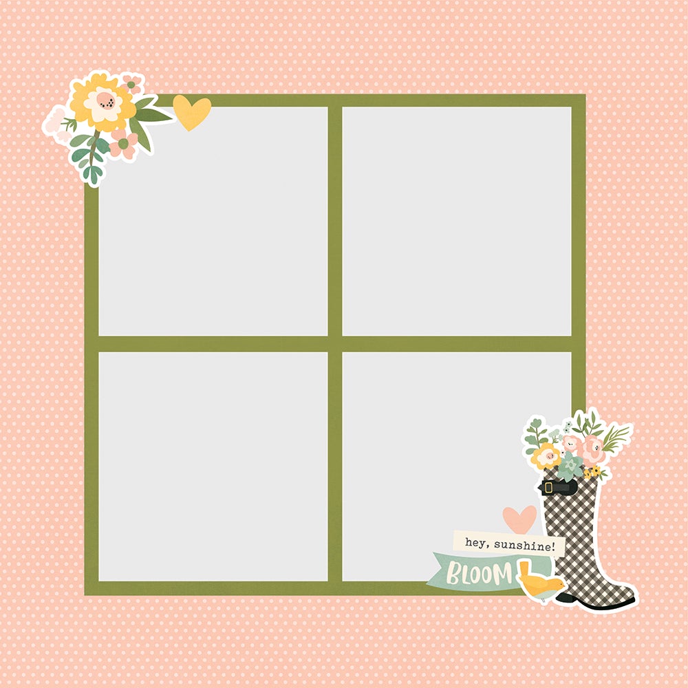 Set de die cuts "Spring"