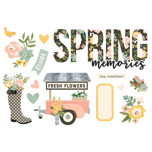 Set de die cuts "Spring"
