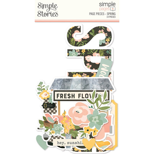 Set de die cuts "Spring"