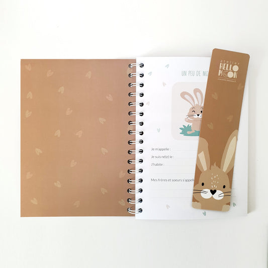 Carnet de liaison "Mes tendres journées" - Lapin