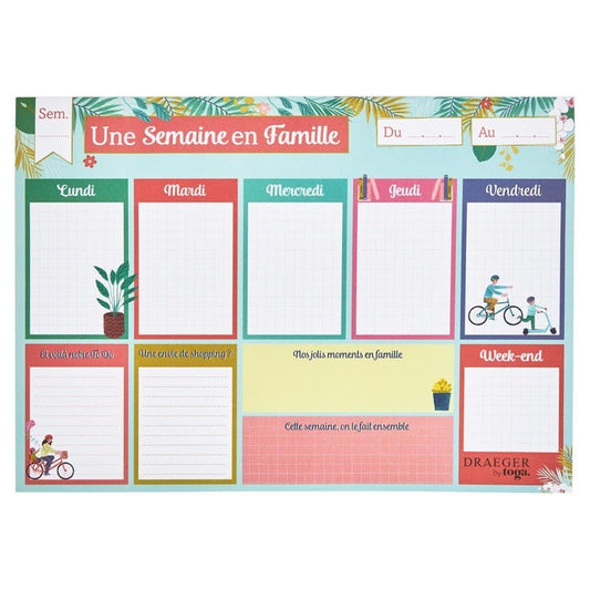 Semainier perpétuel familial