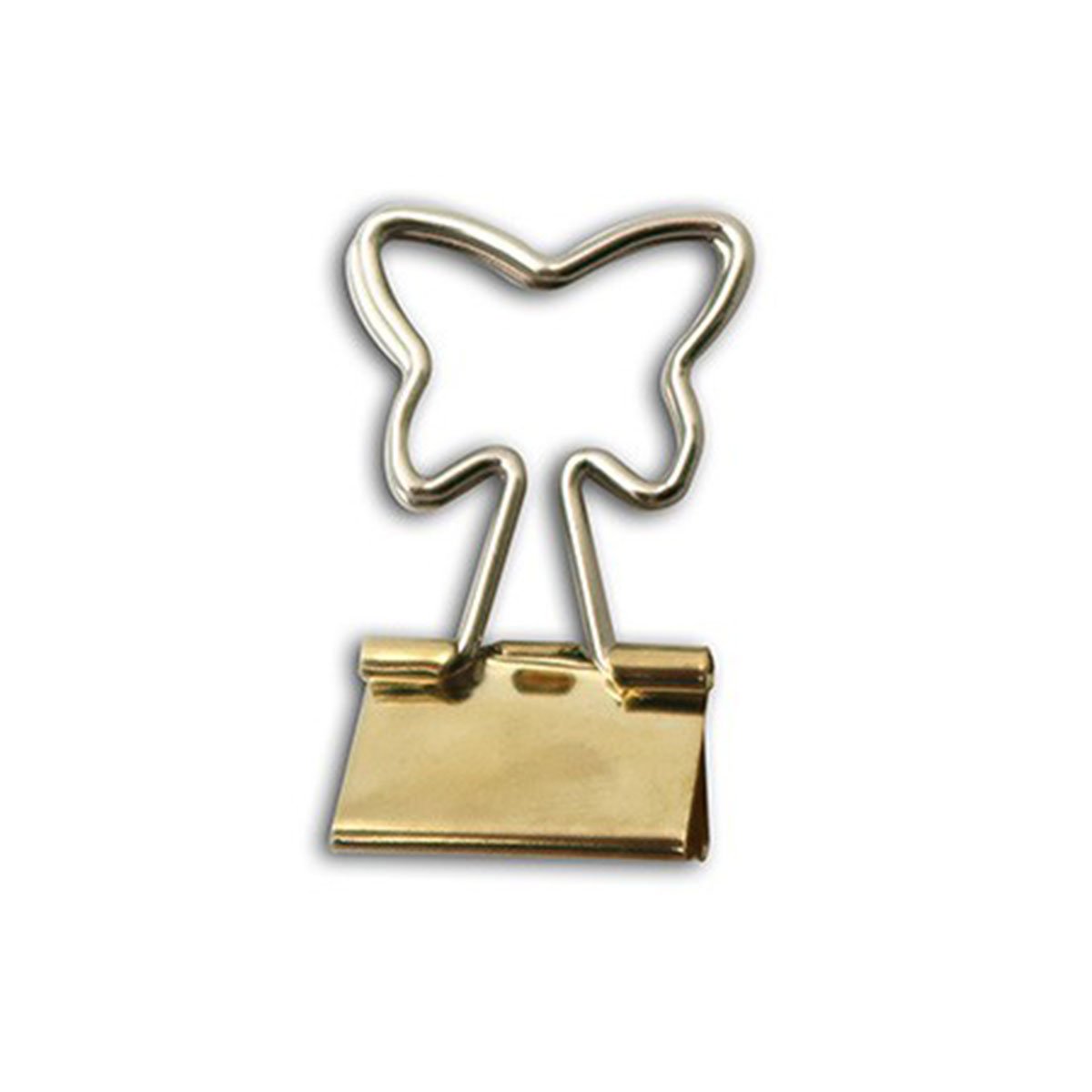 Pinces-clip - papillons or