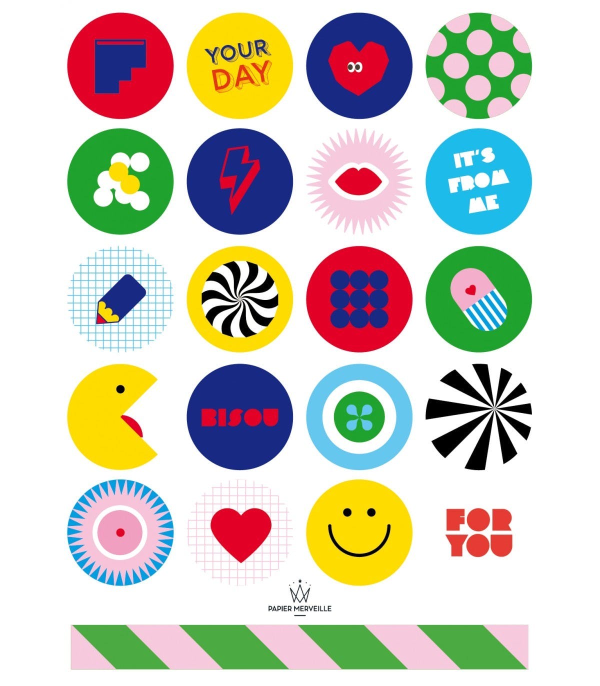 “Happy & Funny” sticker pack