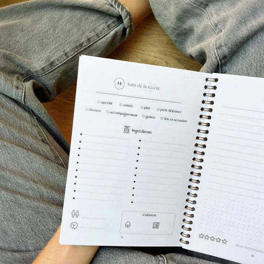 Carnet de Recettes modèle crocus