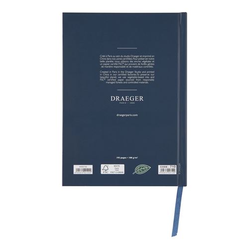 Carnet de Recettes modèle marine fleuri