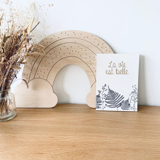 Carnet A5 - La vie est belle