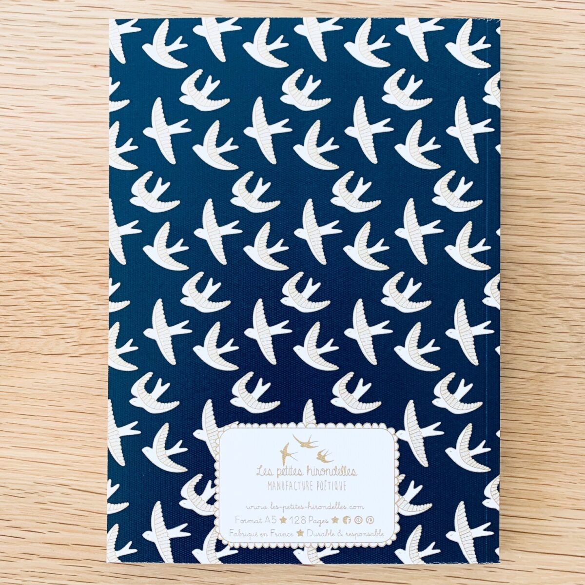 Carnet A5 - Hirondelles en vol