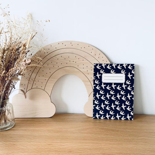 Carnet A5 - Hirondelles en vol