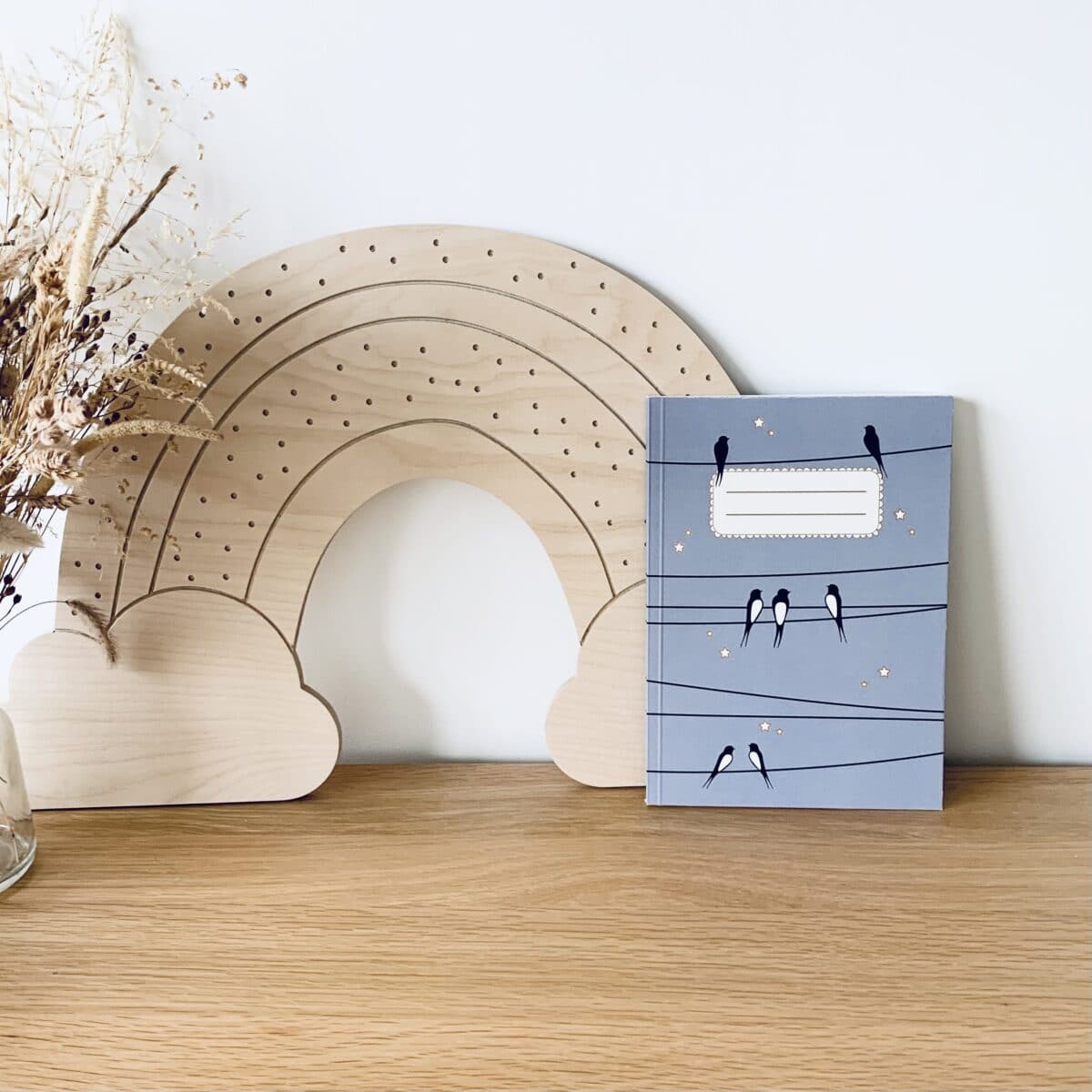 Carnet A5 - Hirondelles sur le fil