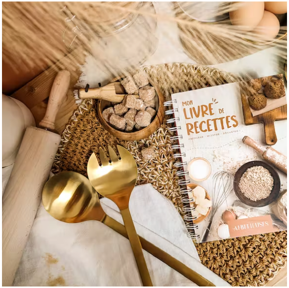 Recipe notebook brown model edition 1