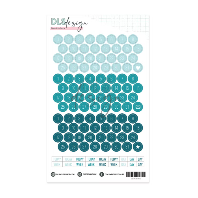 Planche de stickers Date Petrol