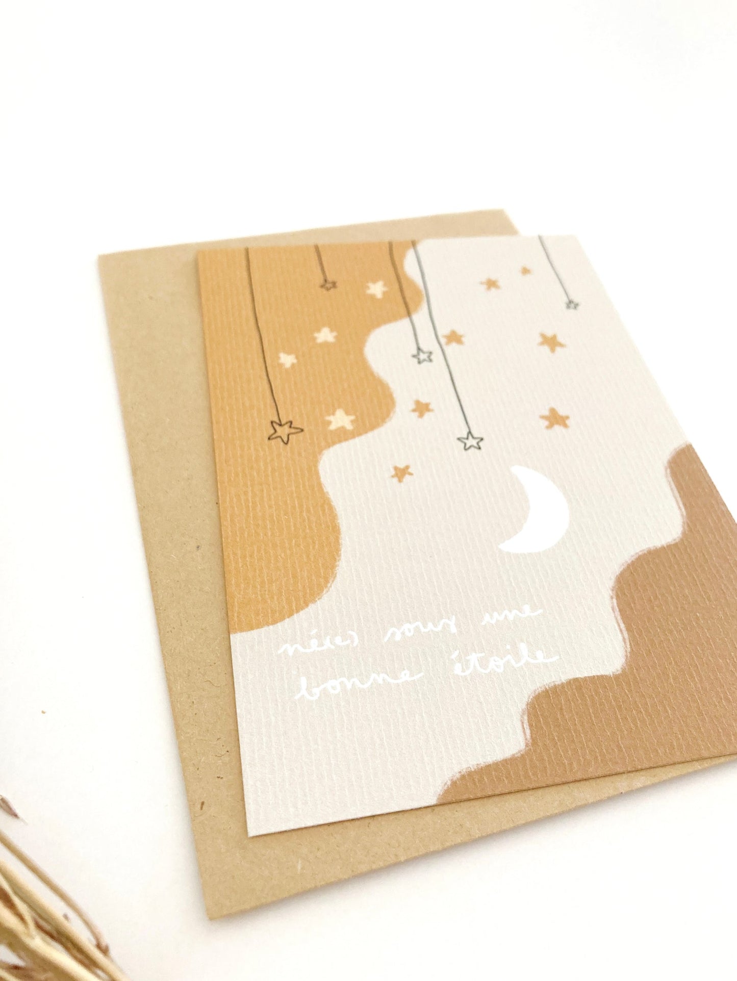 Card - Born under a lucky star