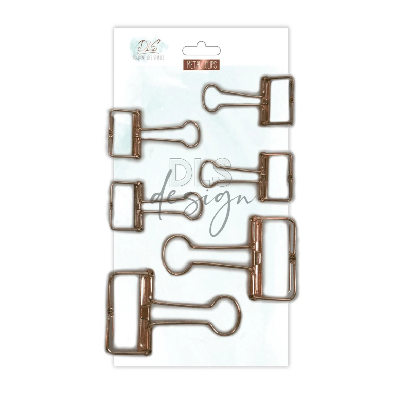 Pinces-clip - rose gold