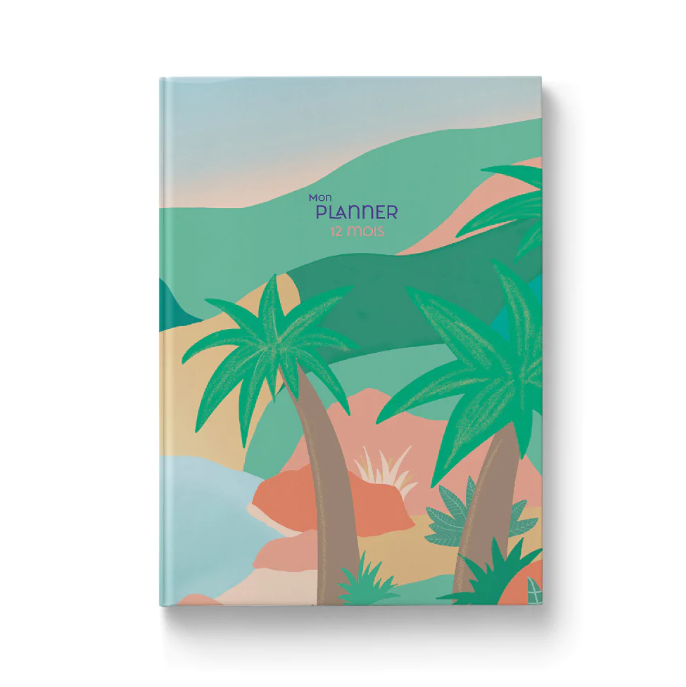 Mon Planner sans date modèle jungle