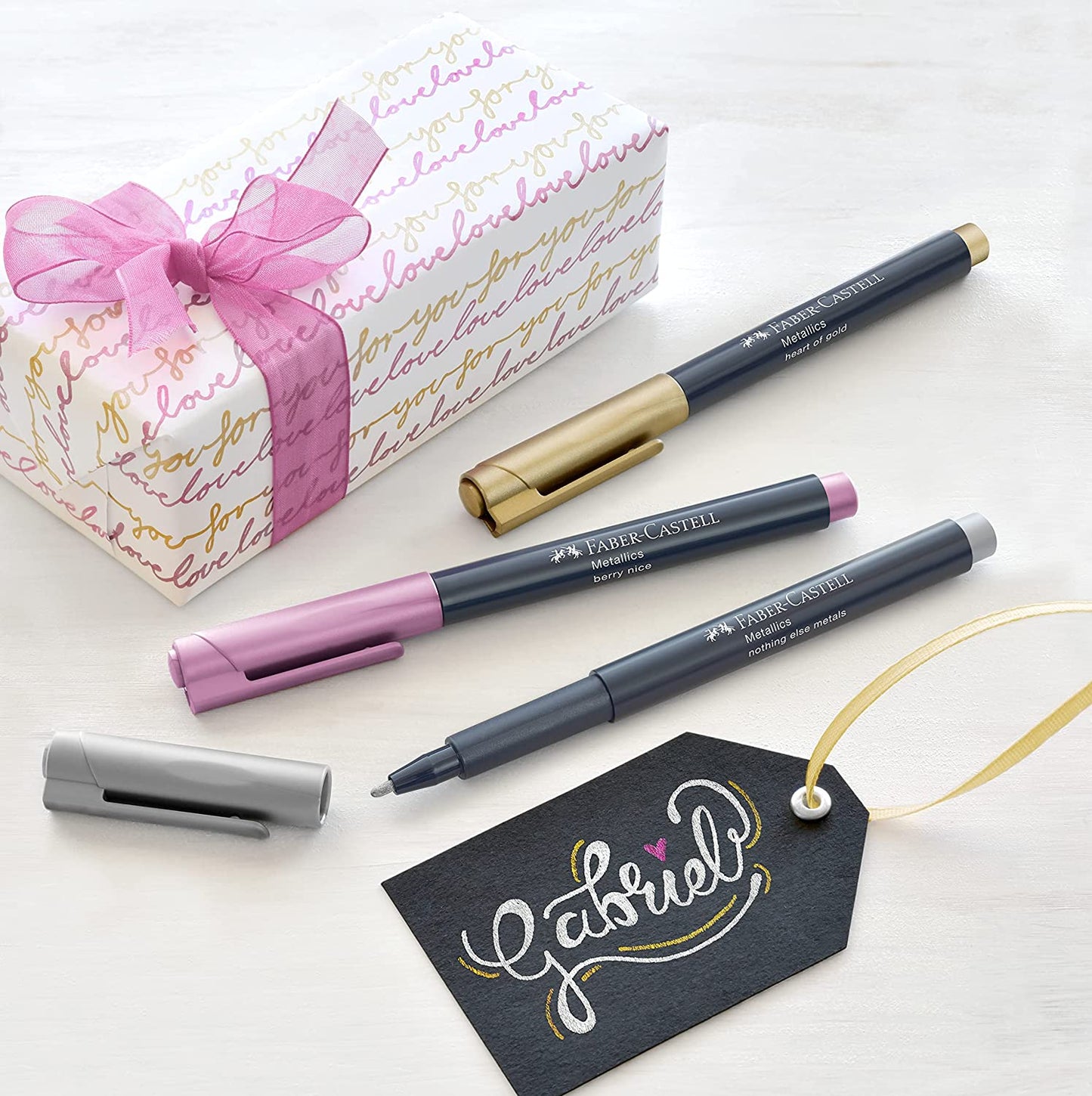 Set de 6 marqueurs Métallics