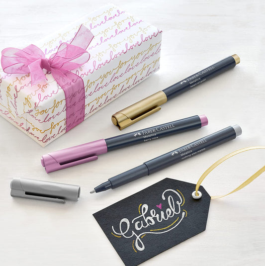 Set de 6 marqueurs Métallics