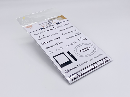 Planche de tampons “Famille - Pola” - Marie-LN Geffray