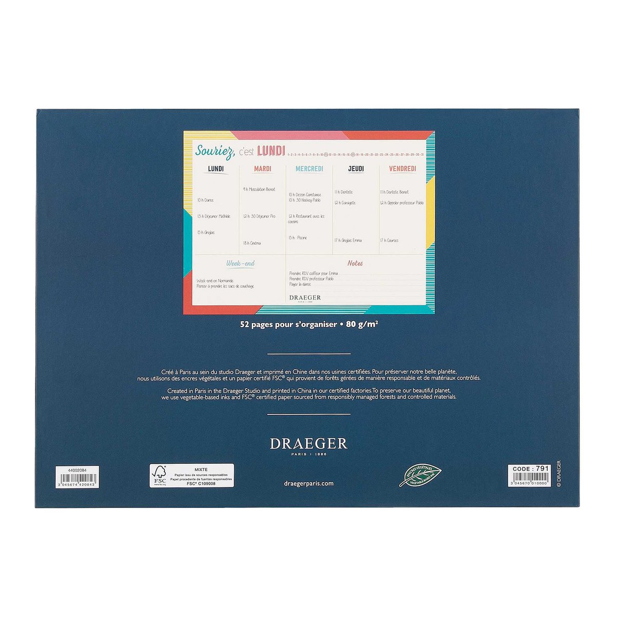 Semainier - Souriez c'est Lundi