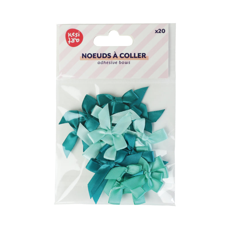 Assortiment de 20 noeuds ruban - Jade