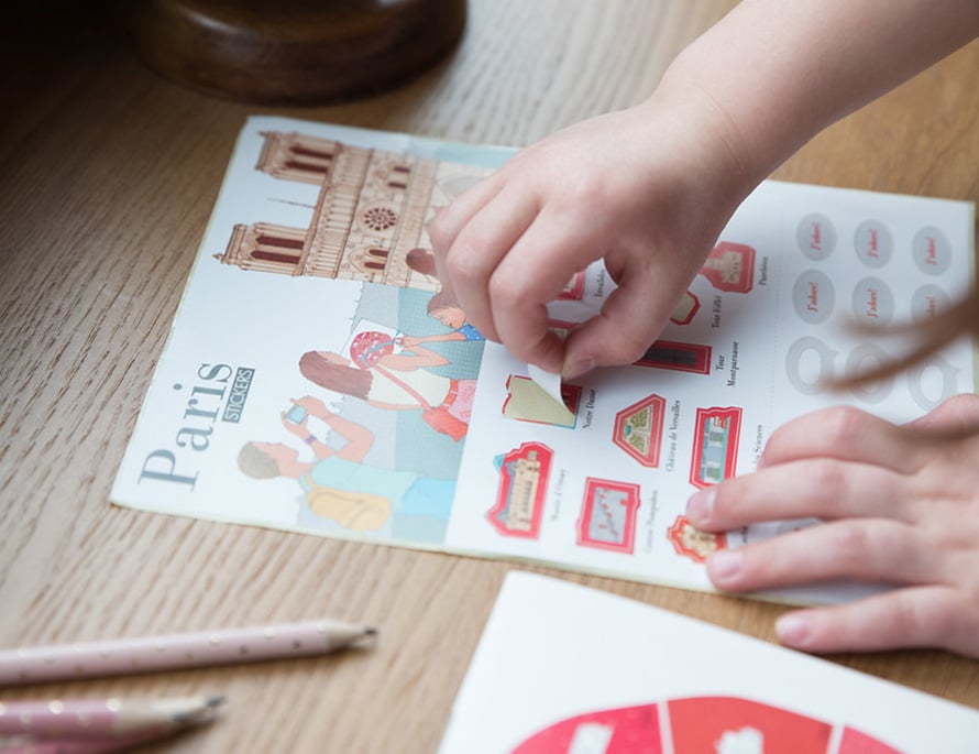 Carnet de voyage enfant à Paris