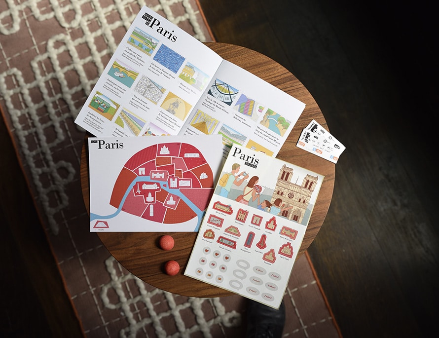 Carnet de voyage enfant à Paris