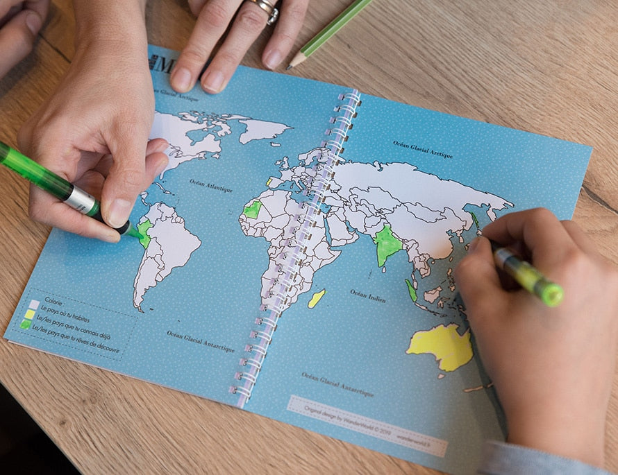 Carnet de voyage Monde