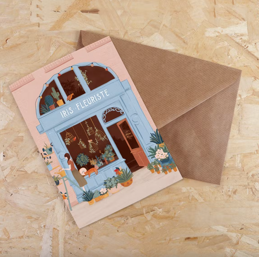 Carte double - le Fleuriste