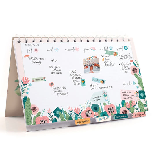 Desk Planner (DIY) - 52 semaines pour s'aimer