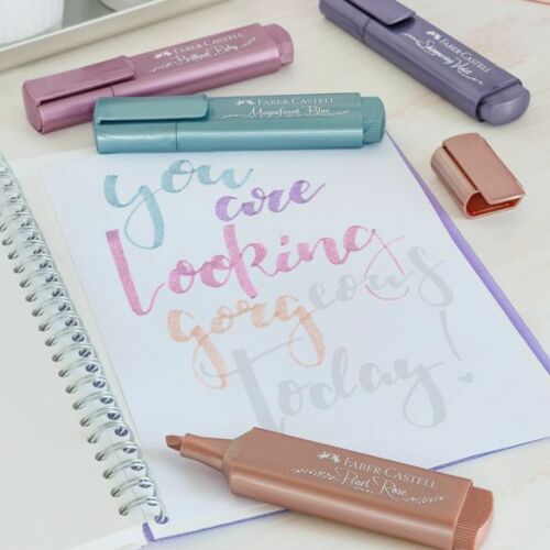 Set de 4 surligneurs Metallic