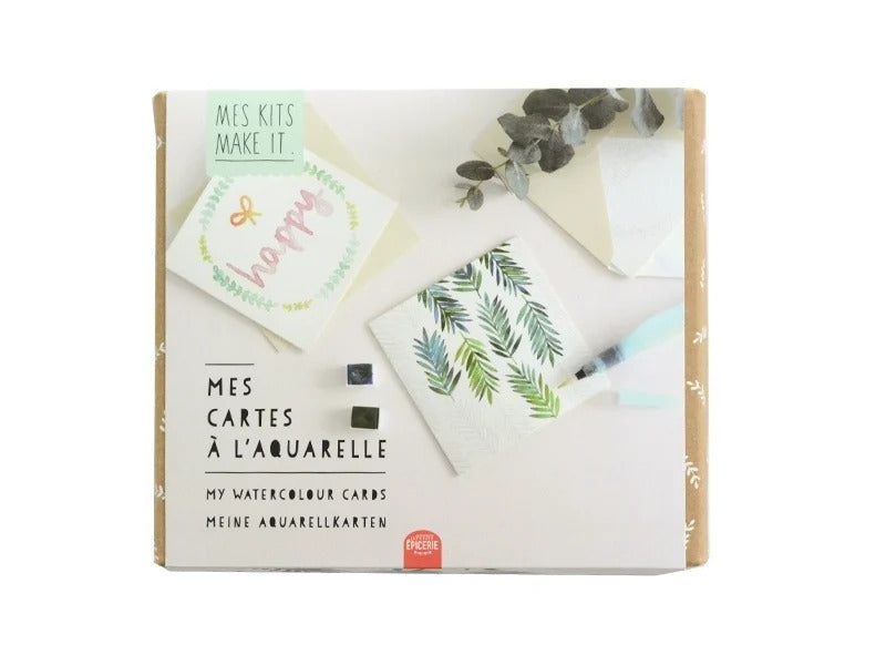 Kit créatif - Mes cartes à l'aquarelle – Paper and Memories