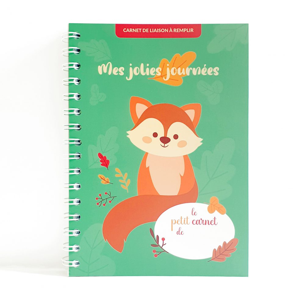 Page De Garde Cahier De Loisirs Nounou Carnet de liaison bébé "Mes douces journées" - ATELIER HELLO MOON – Paper and Memories