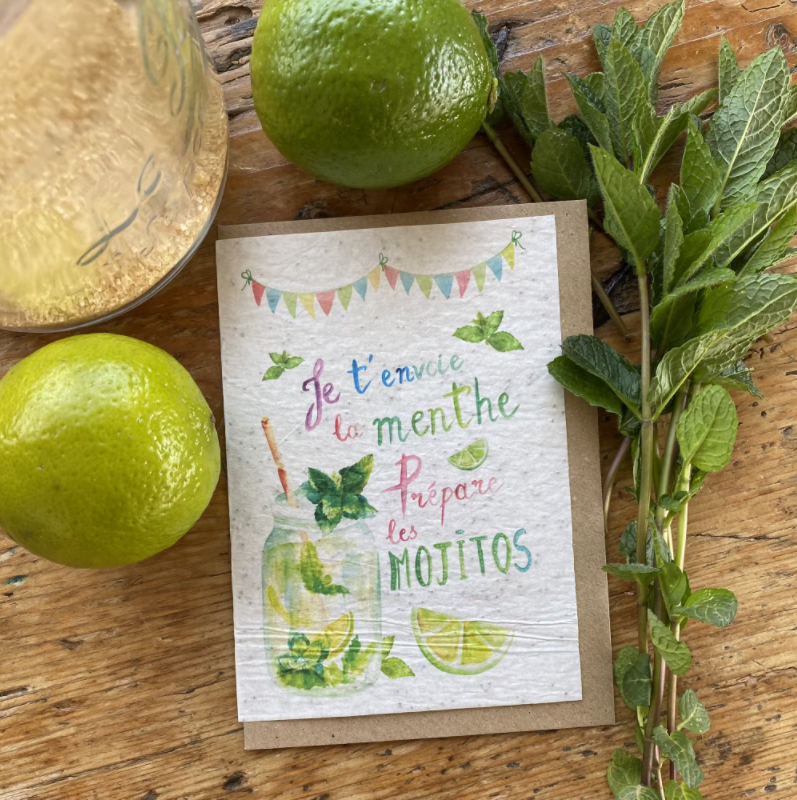 Carte à planter - Mojito