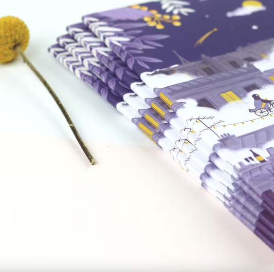 Notebook A5 - Paris sous la brume