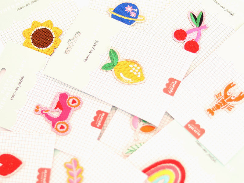 Patch thermocollant à pailettes - coeurs