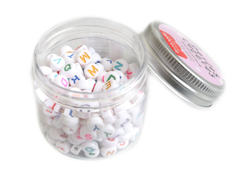 Pot perles lettres - Multicolore – Paper and Memories
