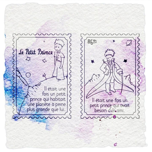 Planche de tampons Le Petit Prince - "B612"