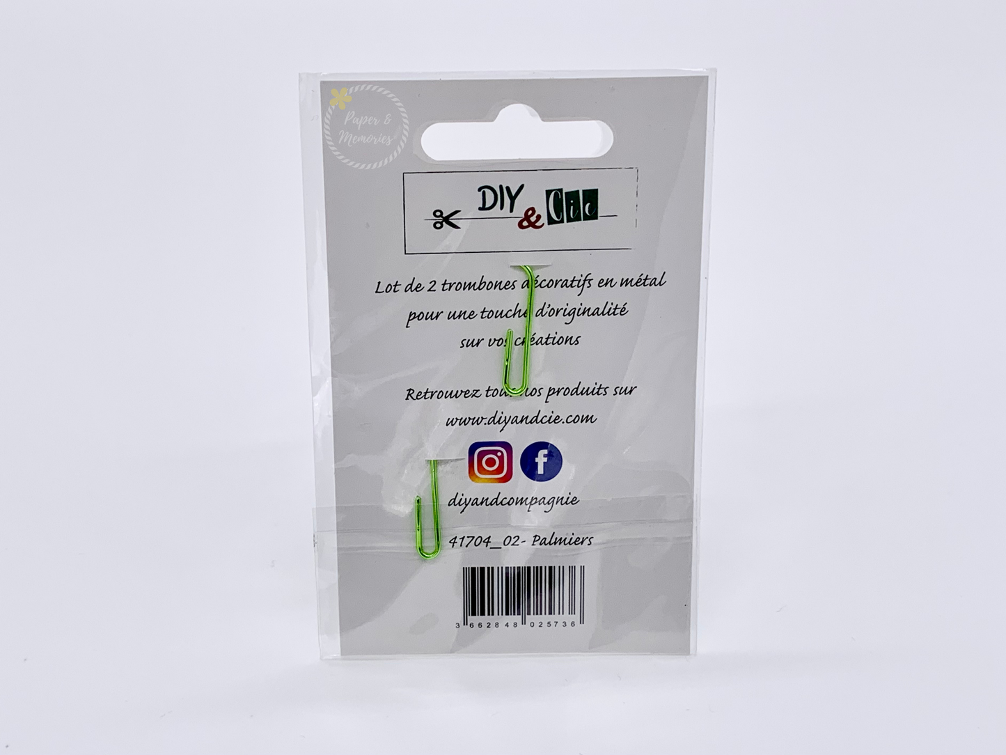 Trombones motif palmiers