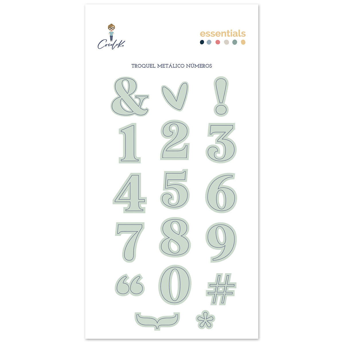 Set de Dies Chiffres - "Essentials"
